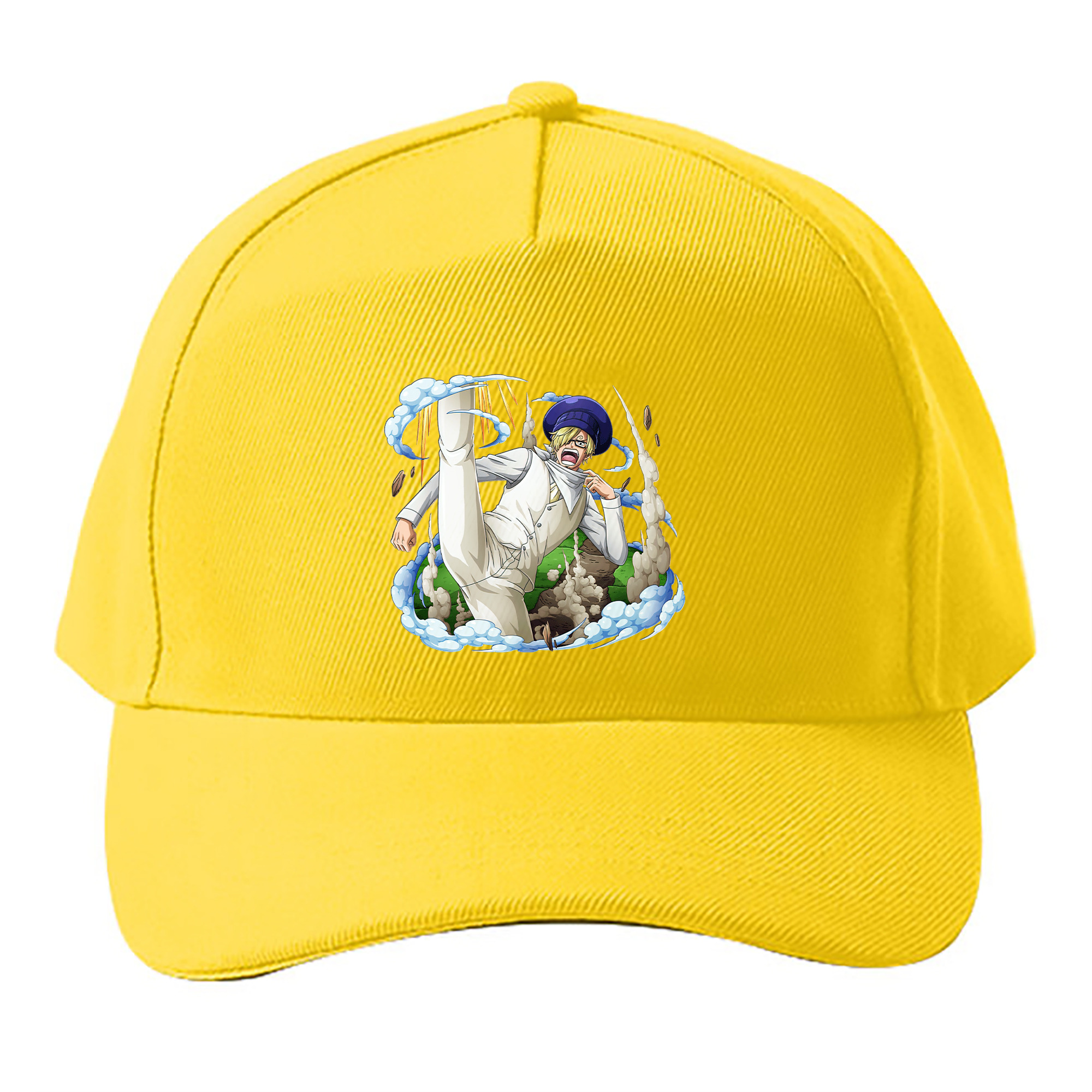 （画像用） ワンピース サンジ ONE PIECE Sanji ベースボールキャップ 綿100％ 男女兼用 帽子 スポーツ